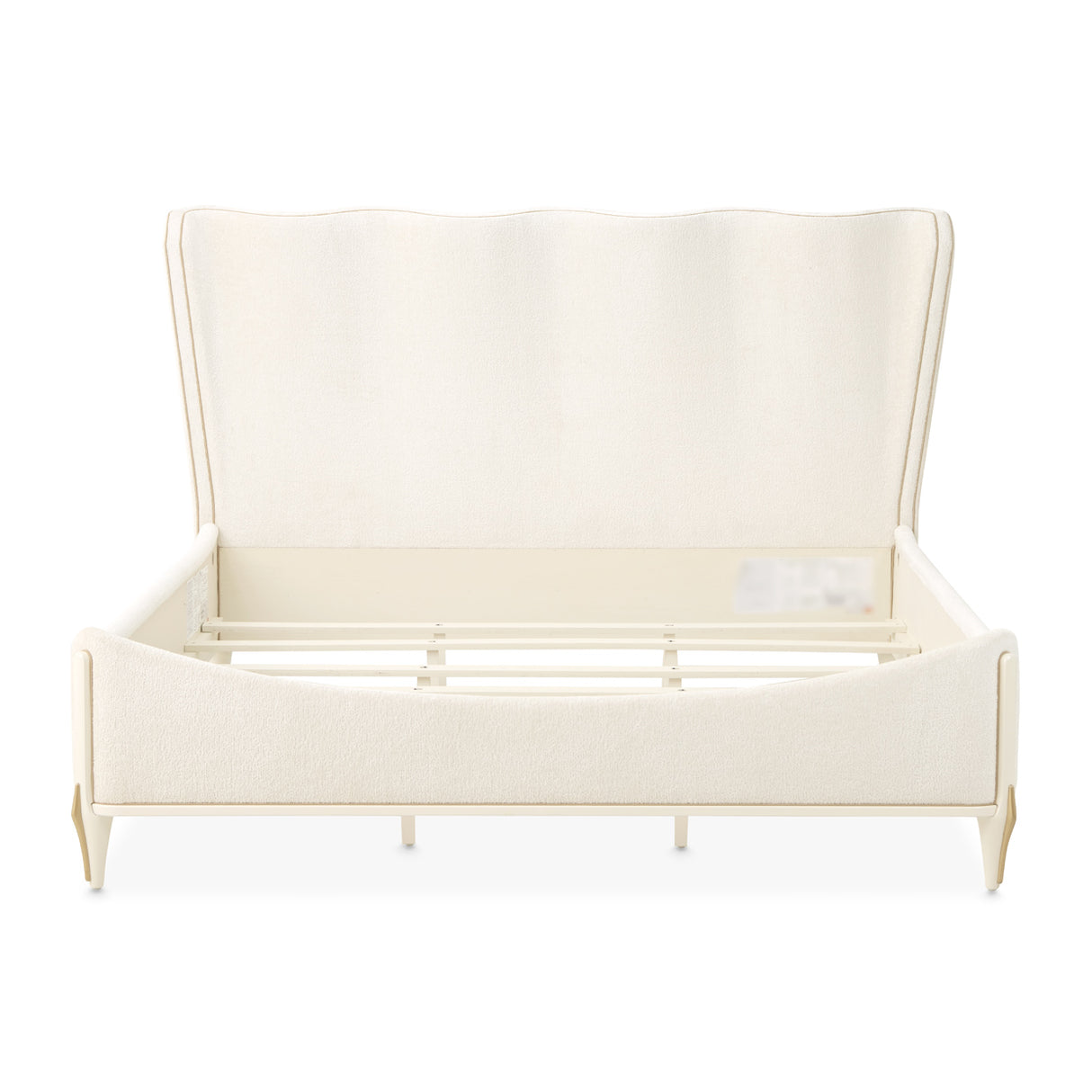 La Terrazza Creamy Pearl Upholstered Bed from Michael Amini - Luna Furniture