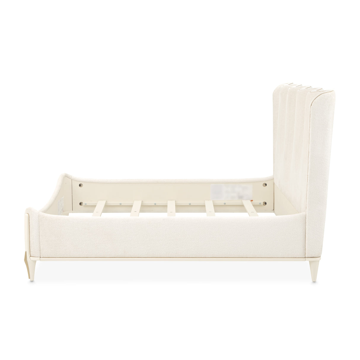 La Terrazza Creamy Pearl Upholstered Bed from Michael Amini - Luna Furniture