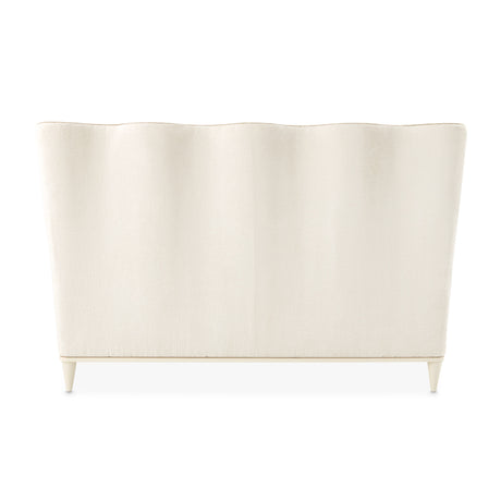 La Terrazza Creamy Pearl Upholstered Bed from Michael Amini - Luna Furniture