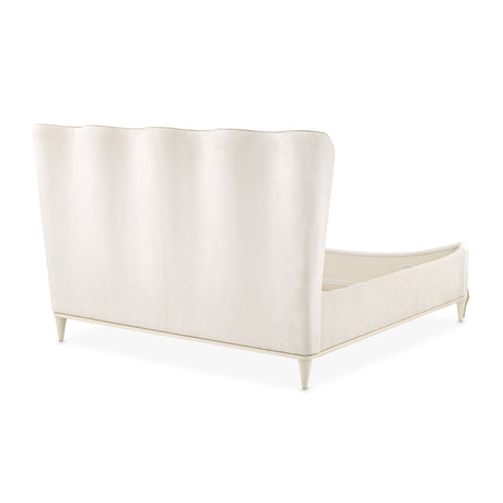 La Terrazza Creamy Pearl Upholstered Bed from Michael Amini - Luna Furniture