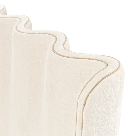 La Terrazza Creamy Pearl Upholstered Bed from Michael Amini - Luna Furniture