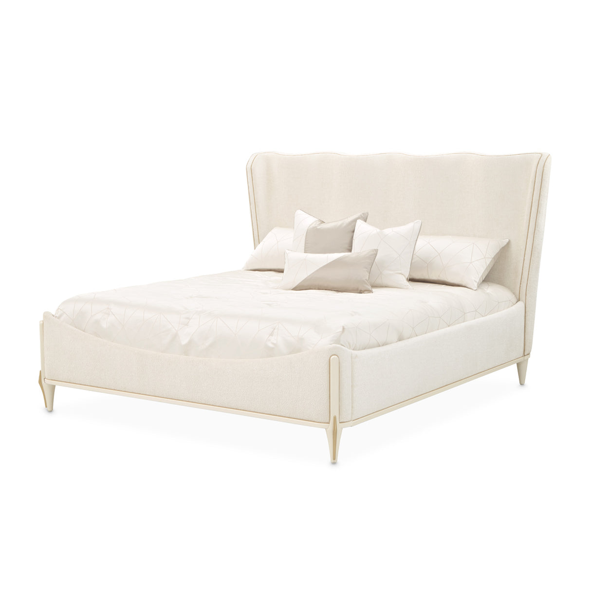 La Terrazza Creamy Pearl Queen Bed from Michael Amini - Luna Furniture
