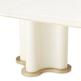 La Terrazza Creamy Pearl Double Pedestal Dining Table from Michael Amini - Luna Furniture