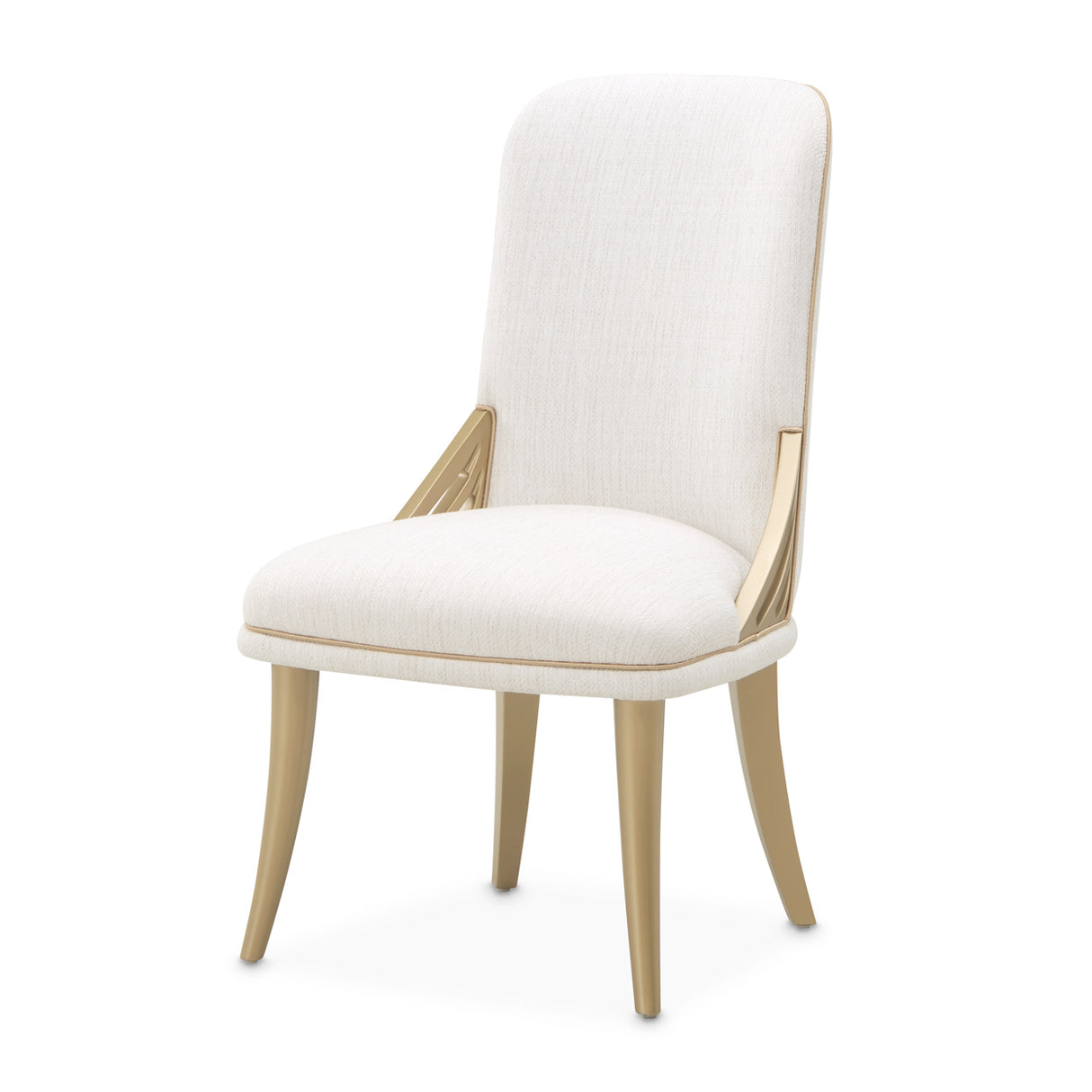 La Terrazza Creamy Pearl Dining Side Chair from Michael Amini - Luna Furniture