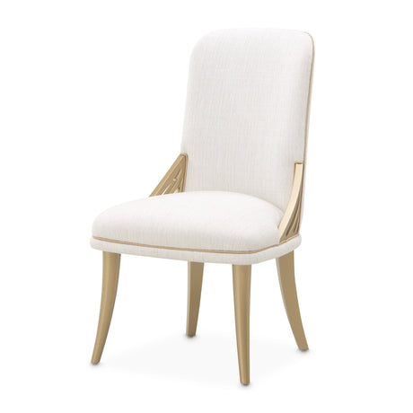 La Terrazza Creamy Pearl Dining Side Chair from Michael Amini - Luna Furniture