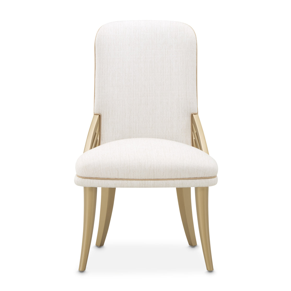 La Terrazza Creamy Pearl Dining Side Chair from Michael Amini - Luna Furniture