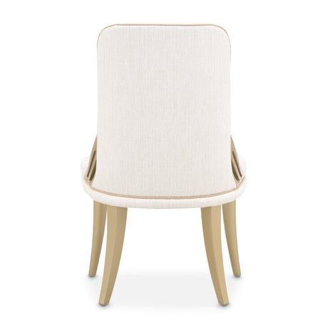 La Terrazza Creamy Pearl Dining Side Chair from Michael Amini - Luna Furniture
