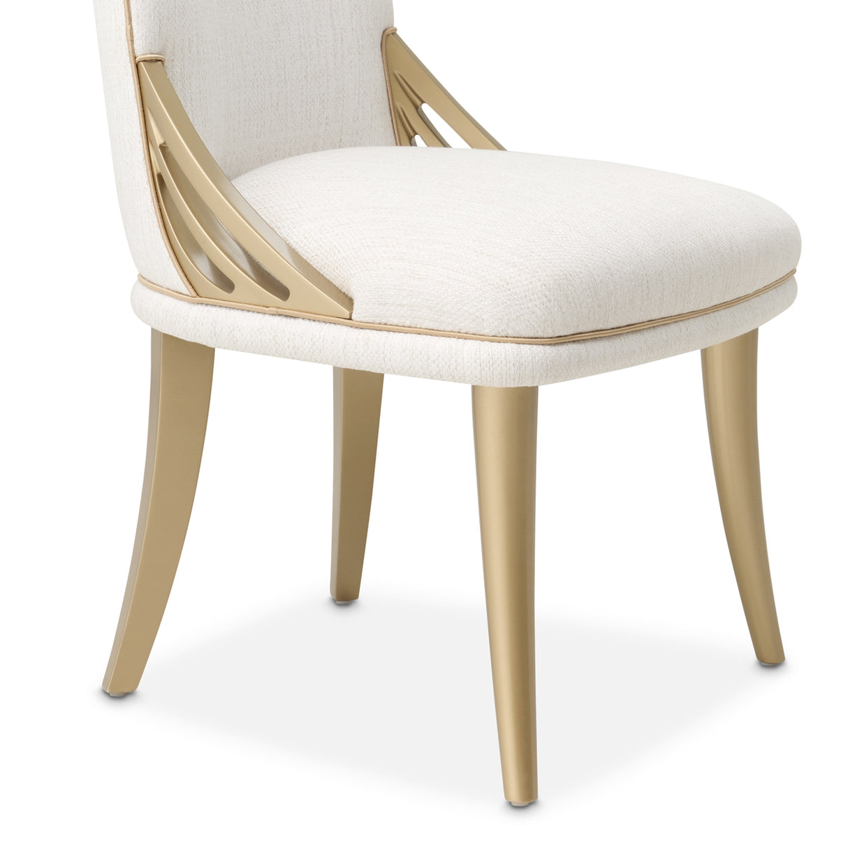 La Terrazza Creamy Pearl Dining Side Chair from Michael Amini - Luna Furniture