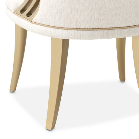 La Terrazza Creamy Pearl Dining Side Chair from Michael Amini - Luna Furniture