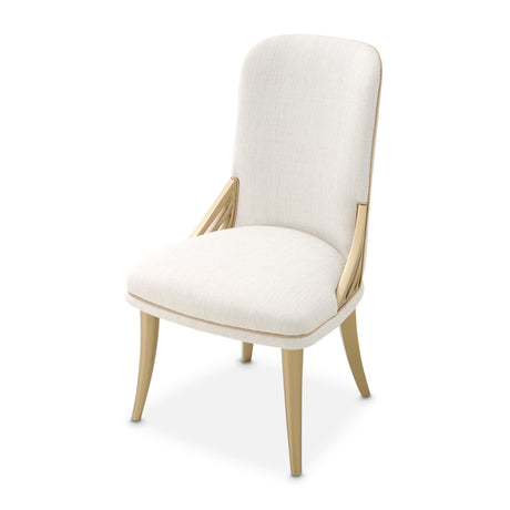 La Terrazza Creamy Pearl Dining Side Chair from Michael Amini - Luna Furniture