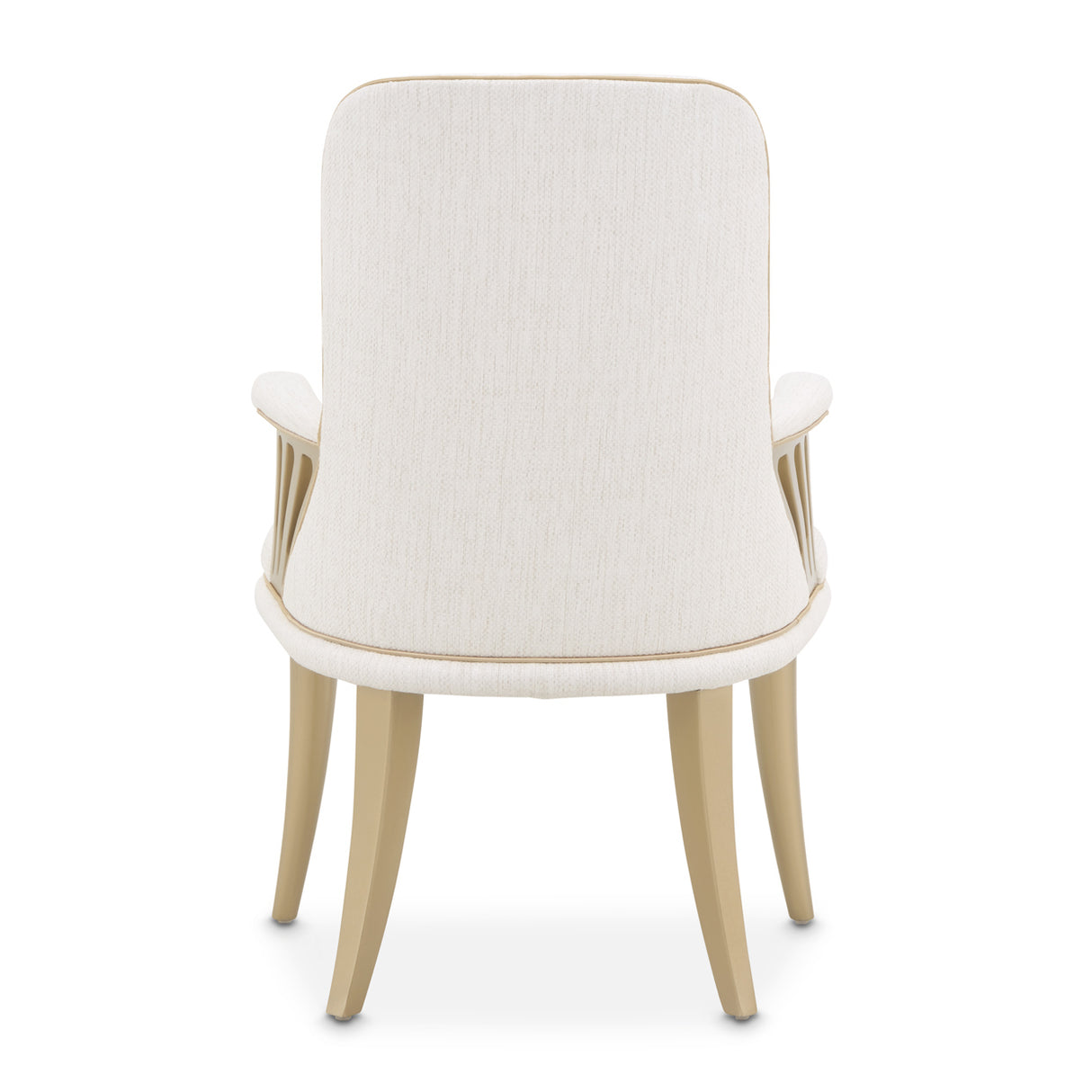 La Terrazza Creamy Pearl Dining Arm Chair from Michael Amini - Luna Furniture