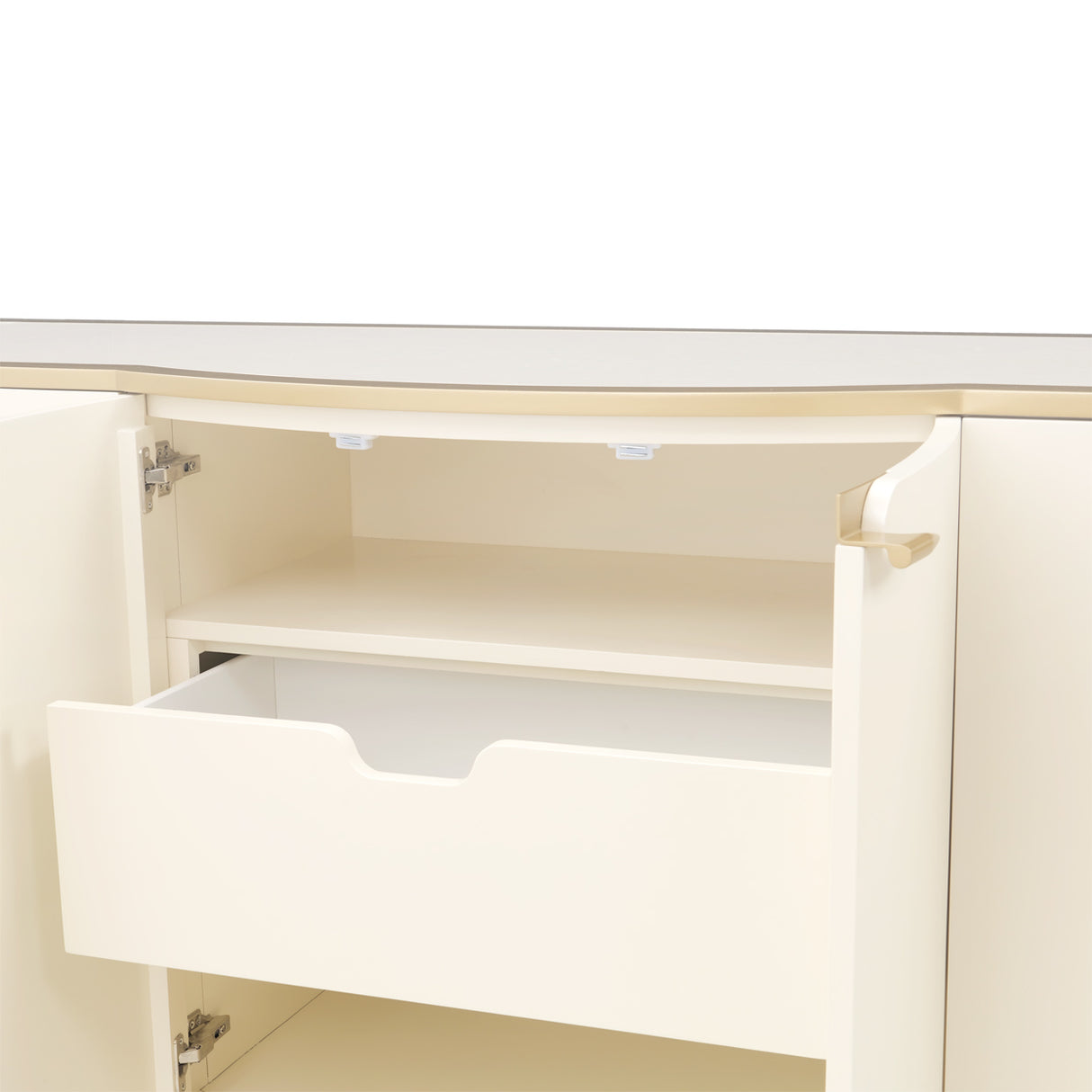 La Terrazza Creamy Pearl Sideboard from Michael Amini - Luna Furniture