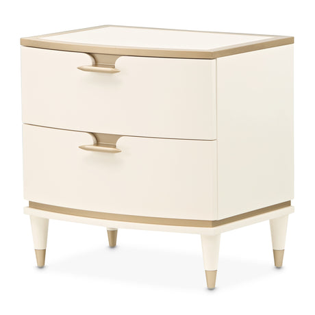 La Terrazza Creamy Pearl Nightstand from Michael Amini - Luna Furniture