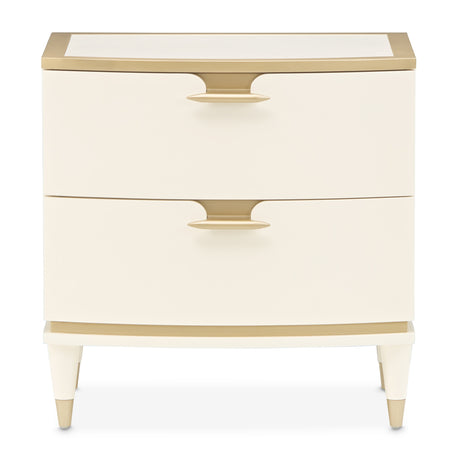 La Terrazza Creamy Pearl Nightstand from Michael Amini - Luna Furniture