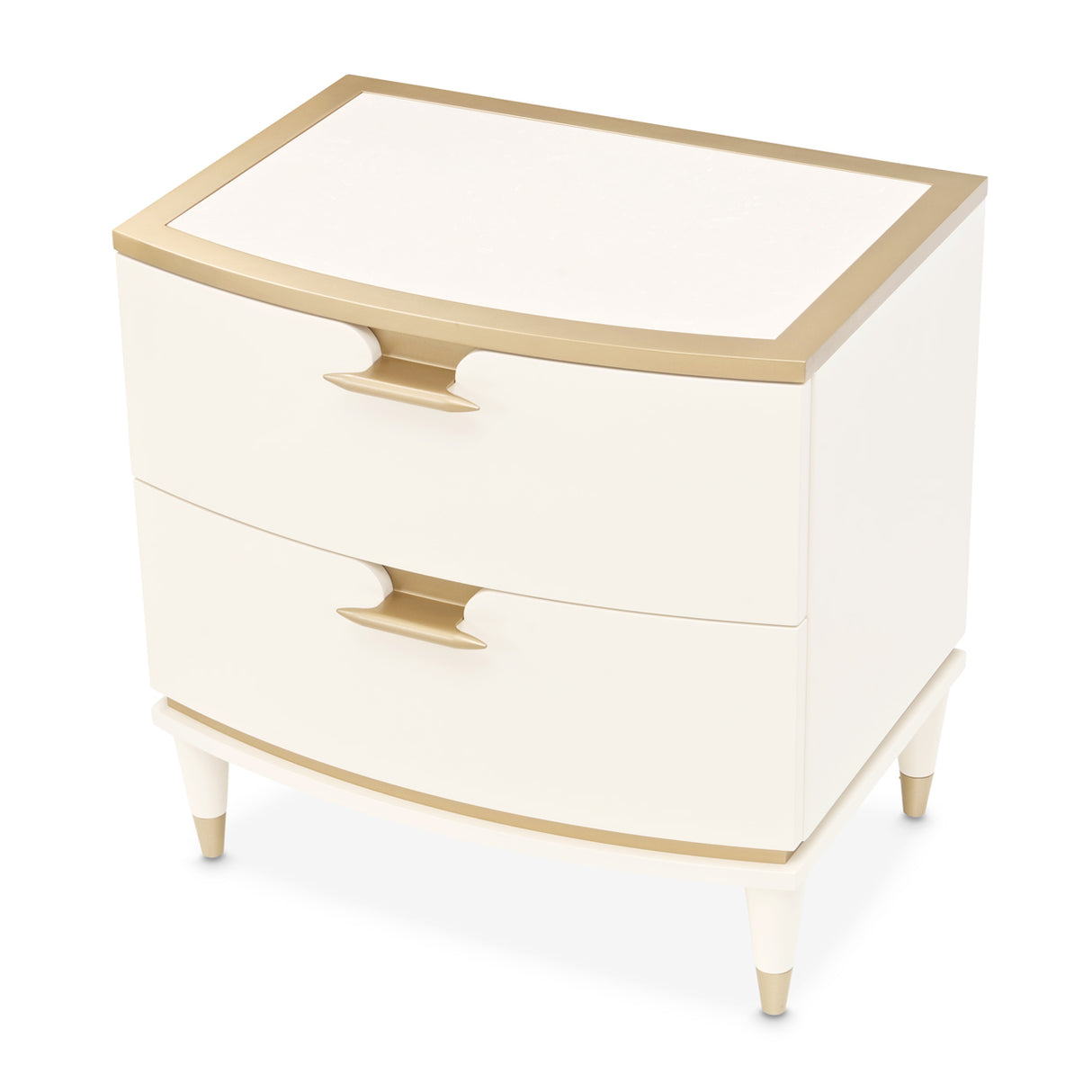 La Terrazza Creamy Pearl Nightstand from Michael Amini - Luna Furniture