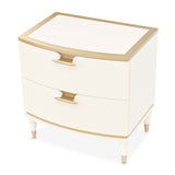 La Terrazza Creamy Pearl Nightstand from Michael Amini - Luna Furniture