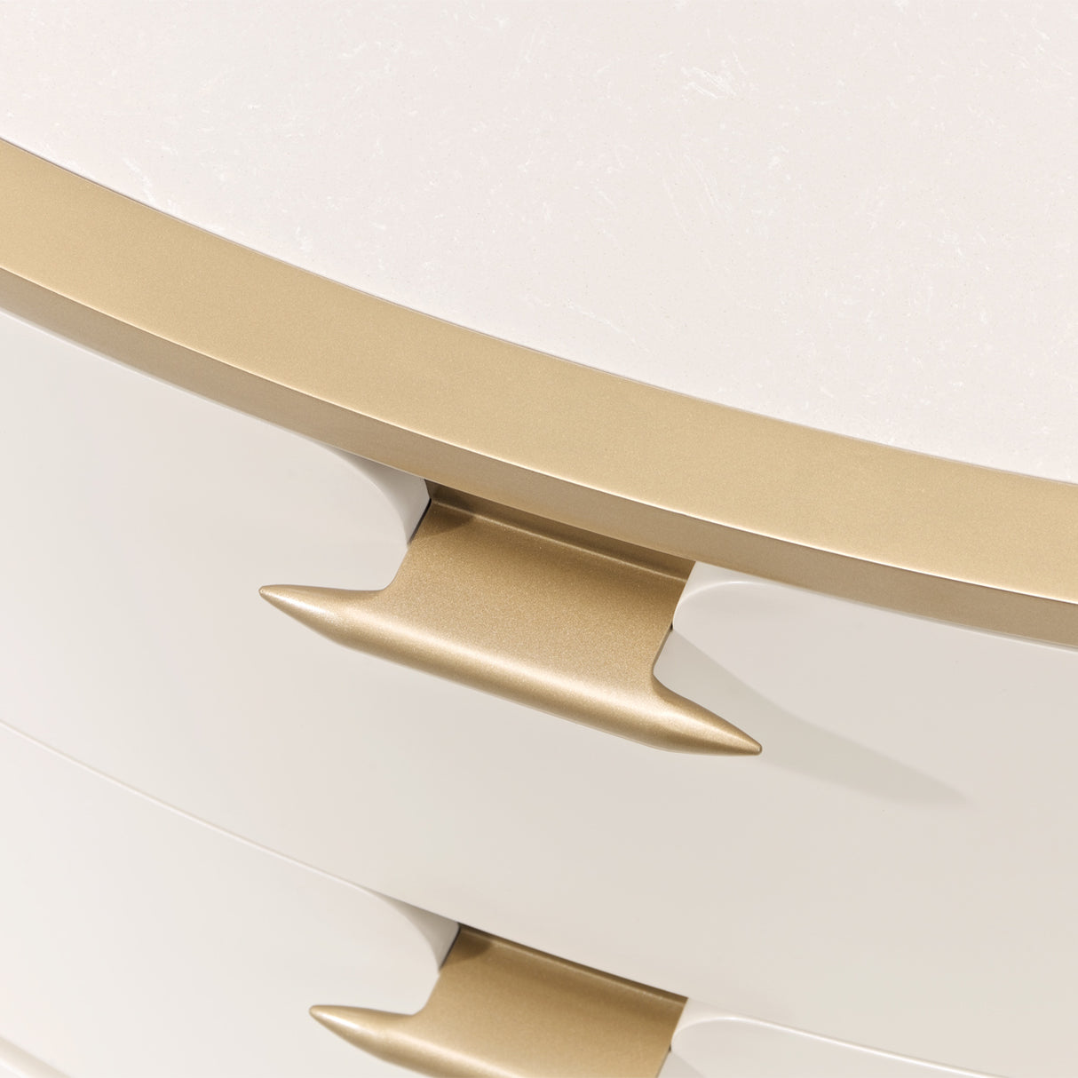 La Terrazza Creamy Pearl Nightstand from Michael Amini - Luna Furniture