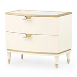 La Terrazza Creamy Pearl Large Nightstand from Michael Amini - Luna Furniture