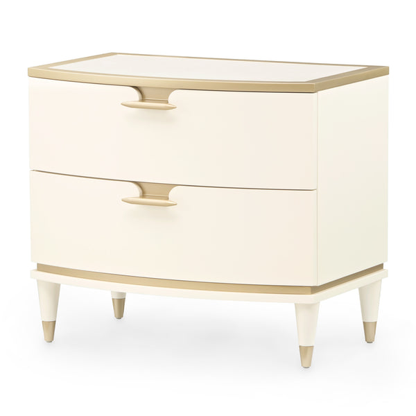 La Terrazza Creamy Pearl Large Nightstand