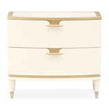 La Terrazza Creamy Pearl Large Nightstand from Michael Amini - Luna Furniture