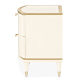 La Terrazza Creamy Pearl Large Nightstand from Michael Amini - Luna Furniture