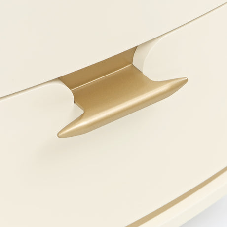La Terrazza Creamy Pearl Large Nightstand from Michael Amini - Luna Furniture