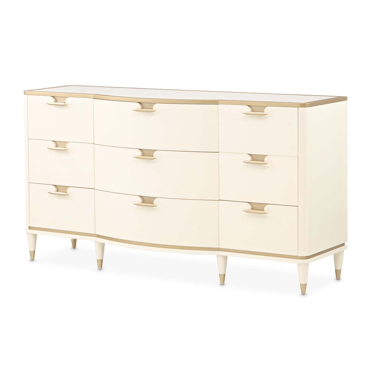 La Terrazza Creamy Pearl Dresser from Michael Amini - Luna Furniture