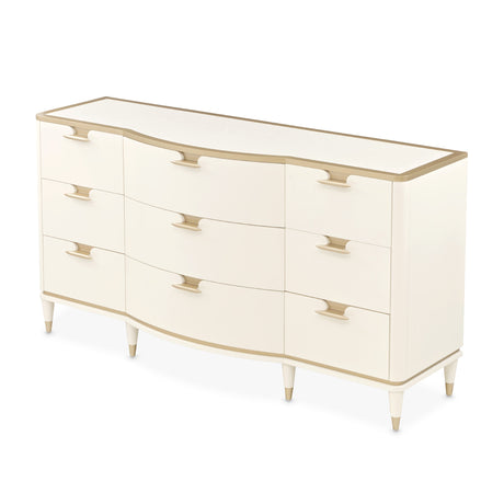 La Terrazza Creamy Pearl Dresser from Michael Amini - Luna Furniture