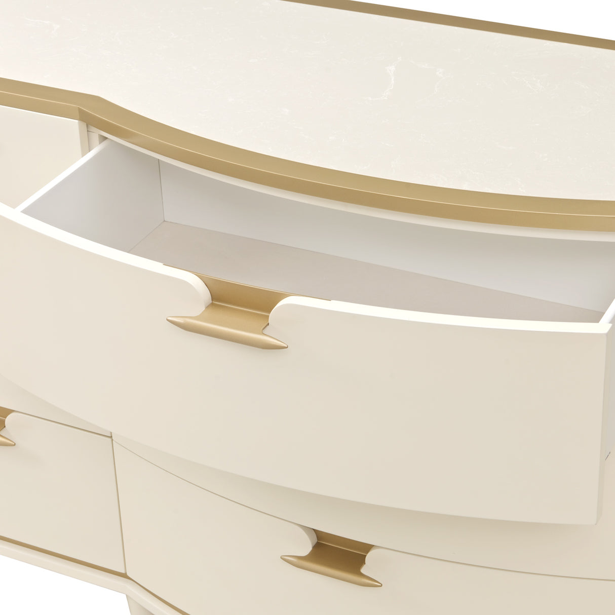 La Terrazza Creamy Pearl Dresser from Michael Amini - Luna Furniture