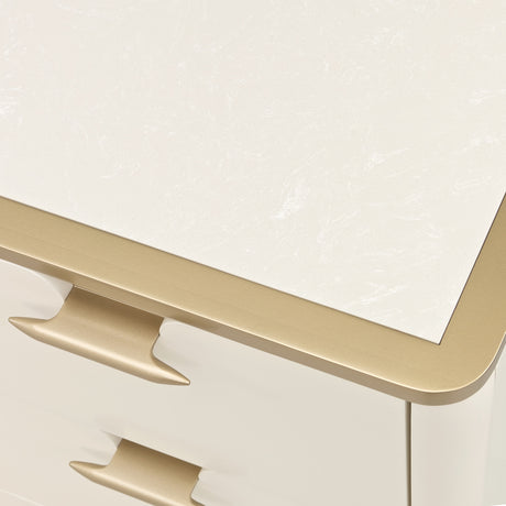 La Terrazza Creamy Pearl Dresser from Michael Amini - Luna Furniture