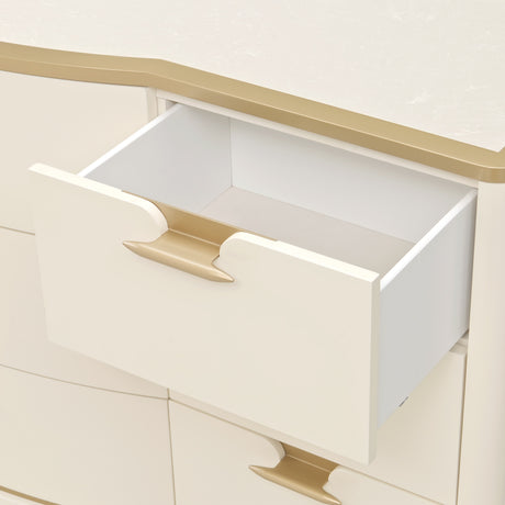 La Terrazza Creamy Pearl Dresser from Michael Amini - Luna Furniture
