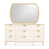 La Terrazza Creamy Pearl Dresser With Mirror from Michael Amini - Luna Furniture