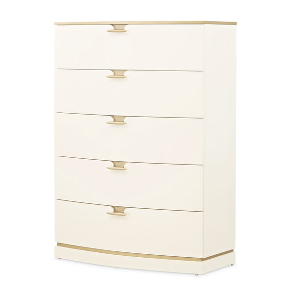La Terrazza Creamy Pearl 5-drawer Chest