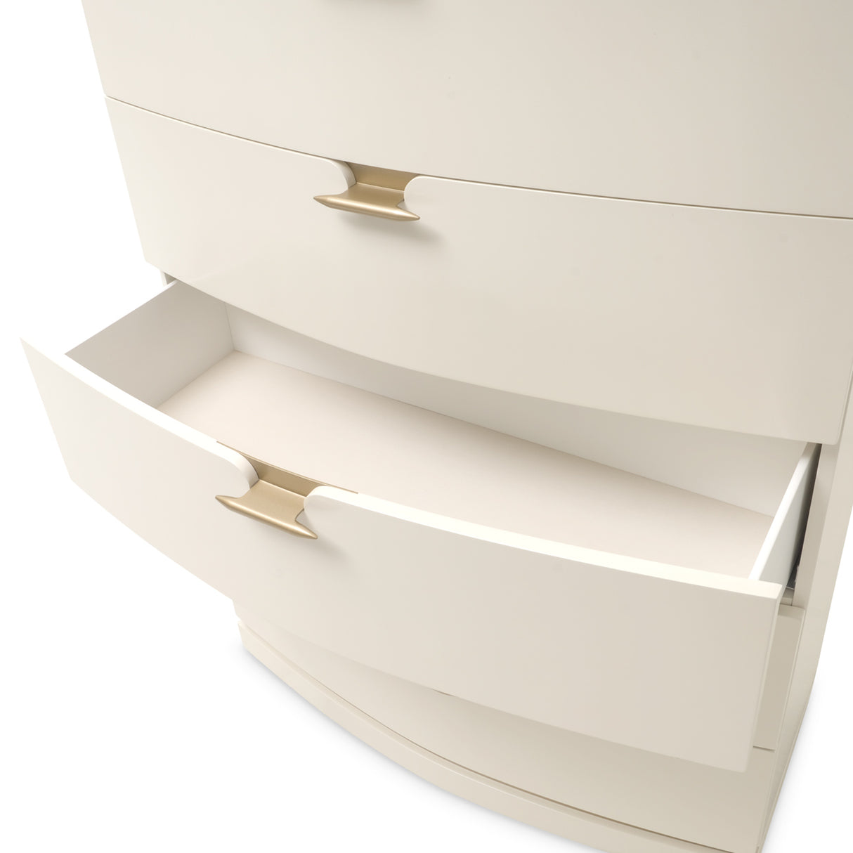 La Terrazza Creamy Pearl 5-drawer Chest from Michael Amini - Luna Furniture