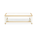 La Terrazza Creamy Pearl Rect. Cocktail Table Creamy Pearl from Michael Amini - Luna Furniture
