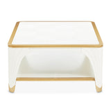 La Terrazza Creamy Pearl Rect. Cocktail Table Creamy Pearl from Michael Amini - Luna Furniture