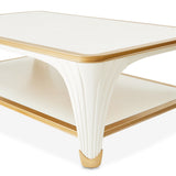 La Terrazza Creamy Pearl Rect. Cocktail Table Creamy Pearl from Michael Amini - Luna Furniture