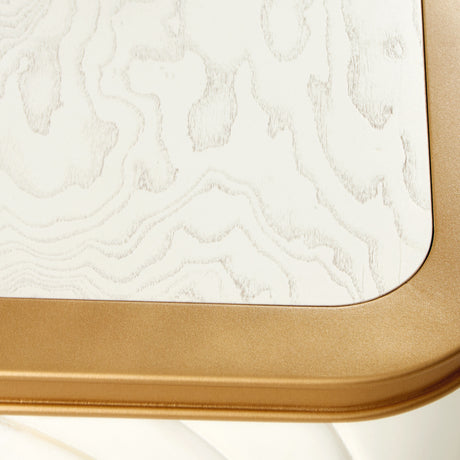 La Terrazza Creamy Pearl Rect. Cocktail Table Creamy Pearl from Michael Amini - Luna Furniture