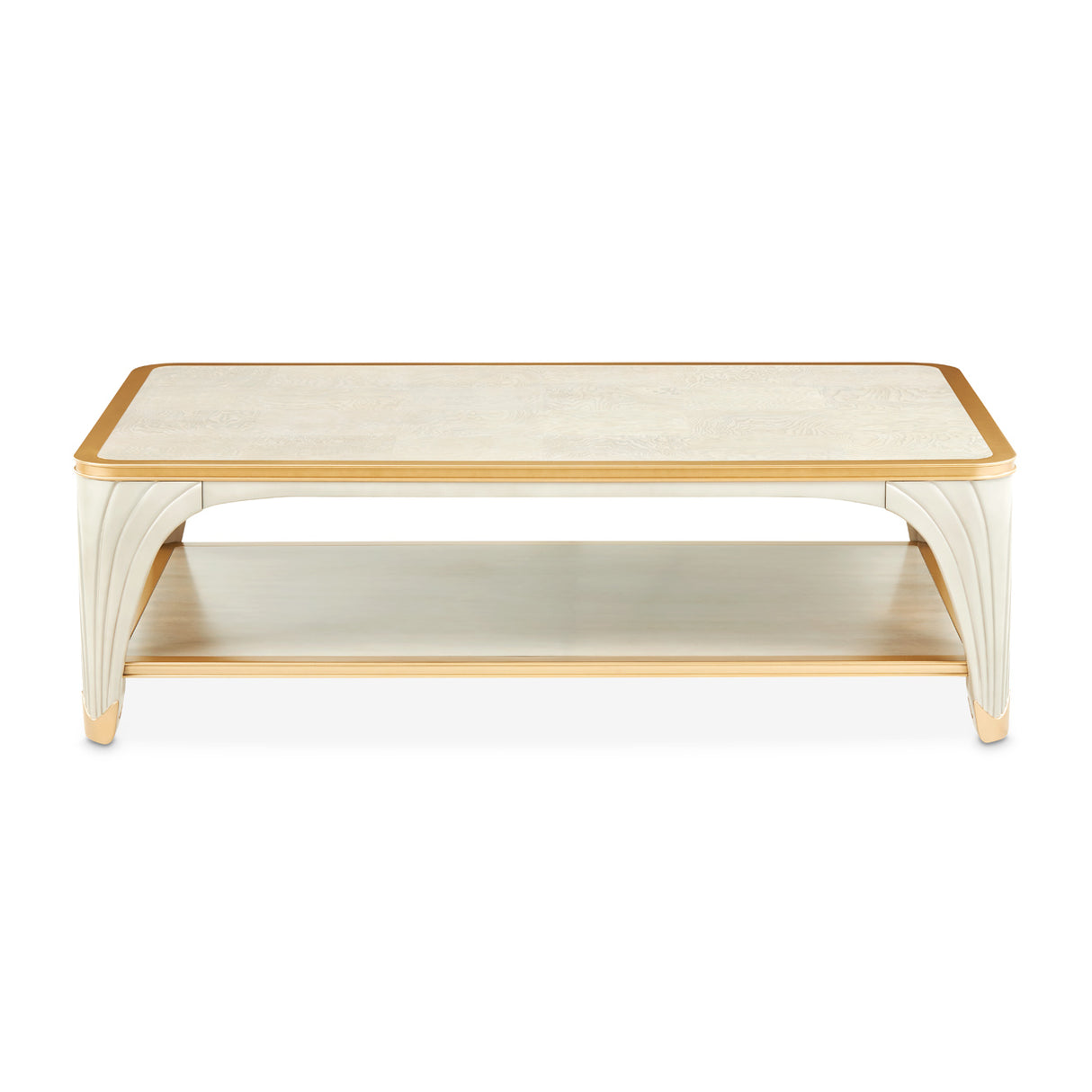 La Terrazza Silver Mist Rect. Cocktail Table Silver Mist from Michael Amini - Luna Furniture