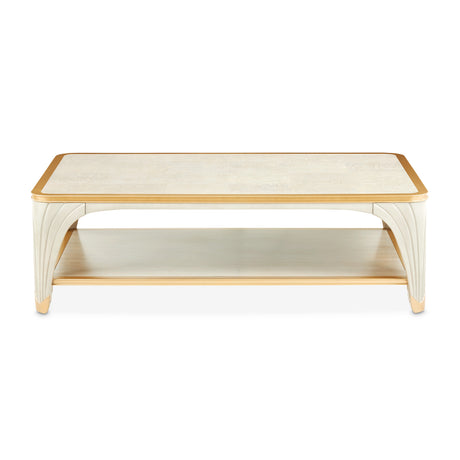 La Terrazza Silver Mist Rect. Cocktail Table Silver Mist from Michael Amini - Luna Furniture