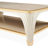 La Terrazza Silver Mist Rect. Cocktail Table Silver Mist from Michael Amini - Luna Furniture