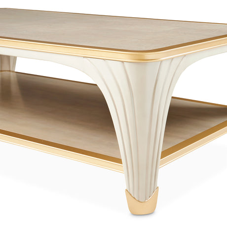 La Terrazza Silver Mist Rect. Cocktail Table Silver Mist from Michael Amini - Luna Furniture