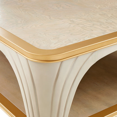 La Terrazza Silver Mist Rect. Cocktail Table Silver Mist from Michael Amini - Luna Furniture