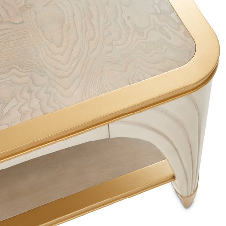 La Terrazza Silver Mist Rect. Cocktail Table Silver Mist from Michael Amini - Luna Furniture