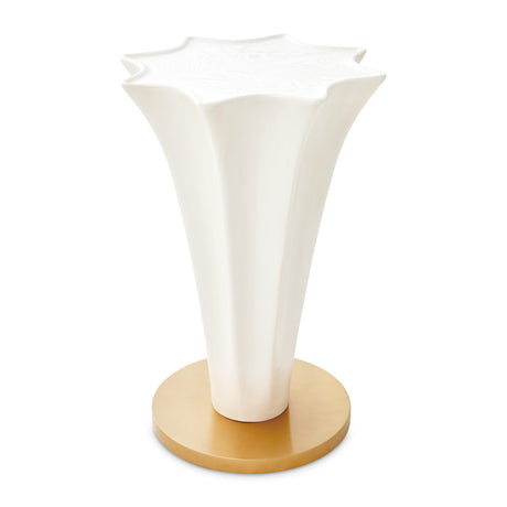 La Terrazza Creamy Pearl Chairside Table - Creamy Pearl from Michael Amini - Luna Furniture