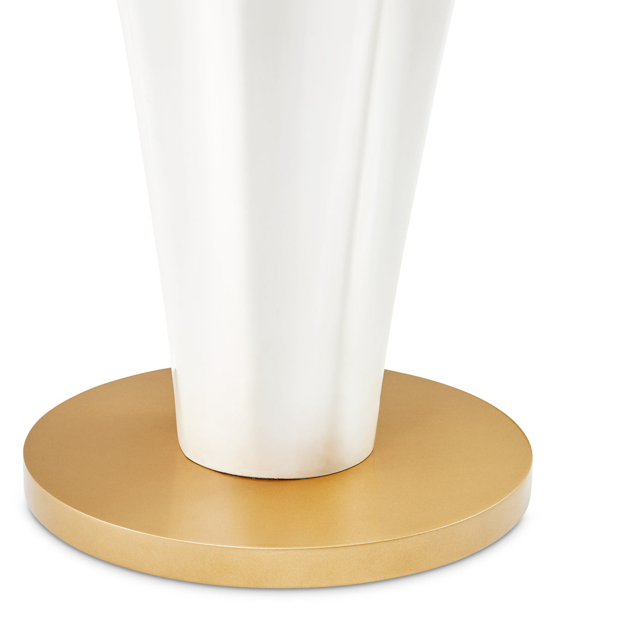 La Terrazza Creamy Pearl Chairside Table - Creamy Pearl from Michael Amini - Luna Furniture