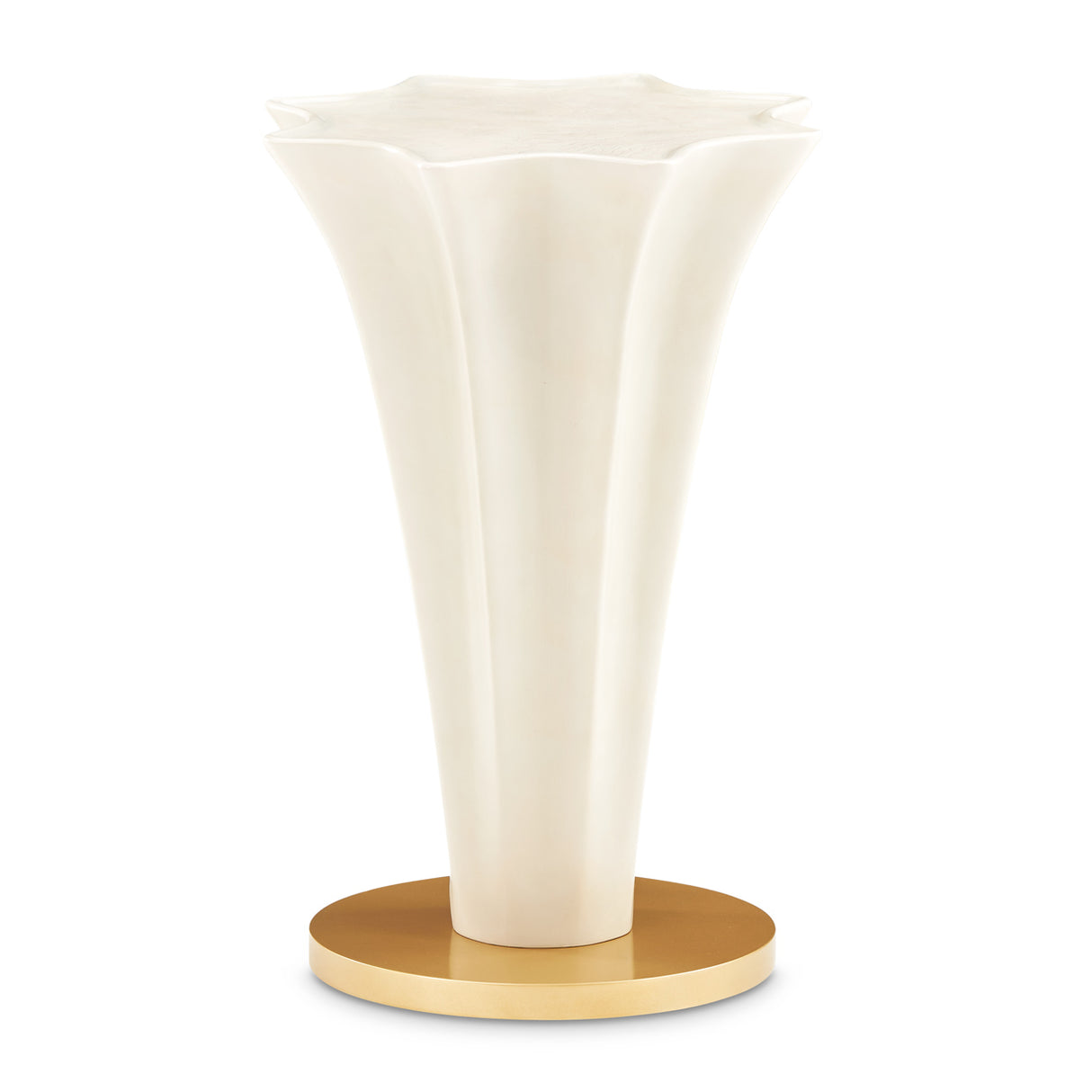 La Terrazza Silver Mist Chairside Table - Silver Mist from Michael Amini - Luna Furniture