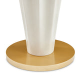 La Terrazza Silver Mist Chairside Table - Silver Mist from Michael Amini - Luna Furniture