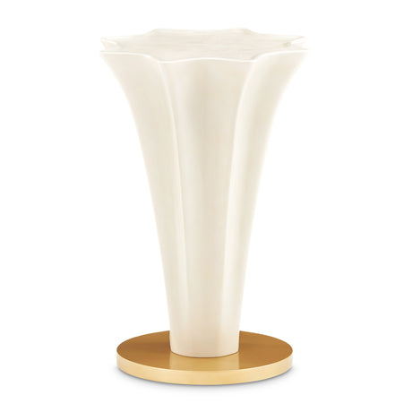 La Terrazza Silver Mist Chairside Table - Silver Mist from Michael Amini - Luna Furniture