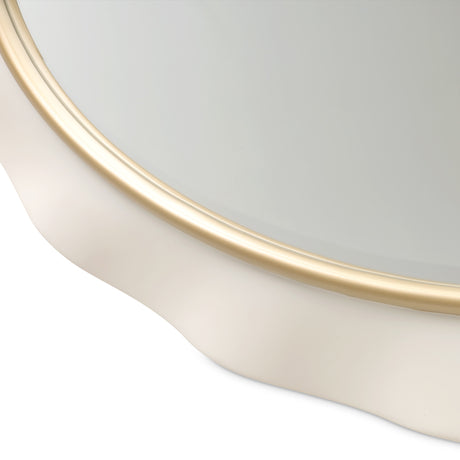 La Terrazza Creamy Pearl Wall Mirror from Michael Amini - Luna Furniture